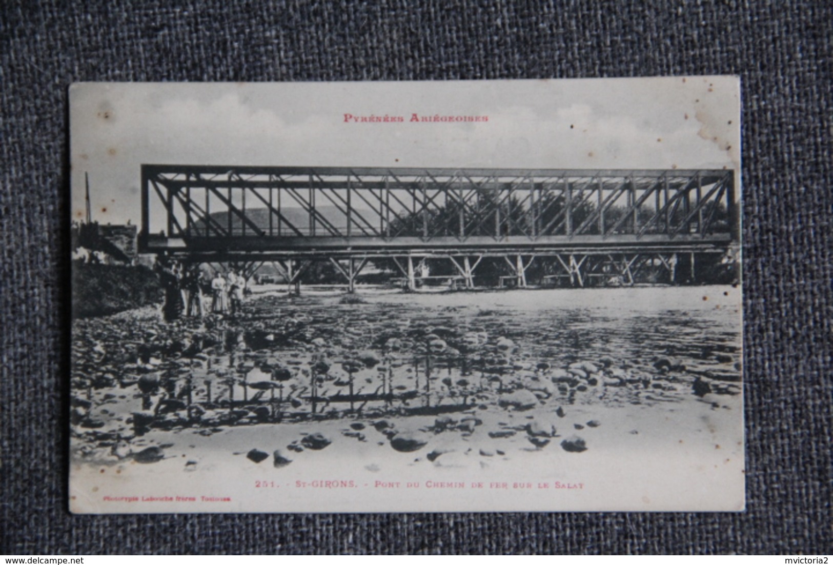 Saint GIRONS - Pont Du Chemin De Fer Sur Le Salat - Saint Girons