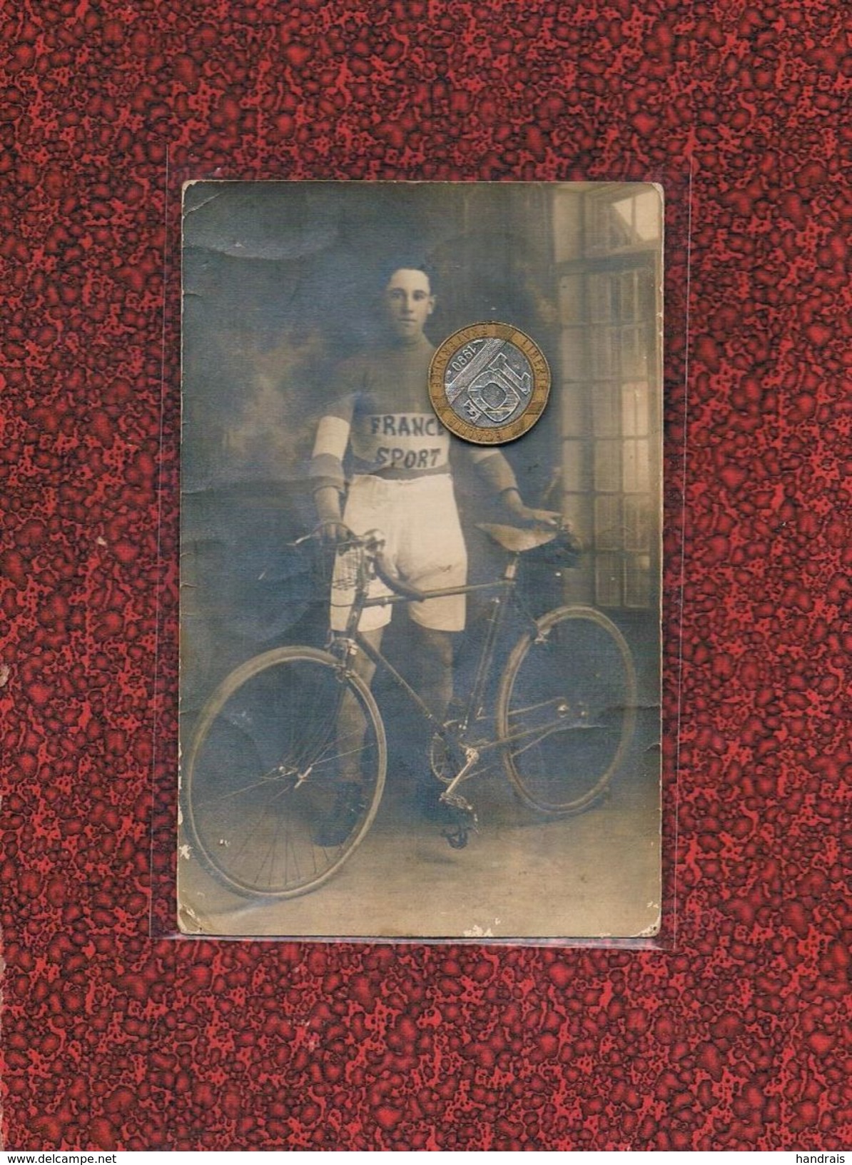 66 PERPIGNAN CYCLISTE DE L' EQUIPE FRANCE SPORT ANNEE 1930 - 1940 - Perpignan