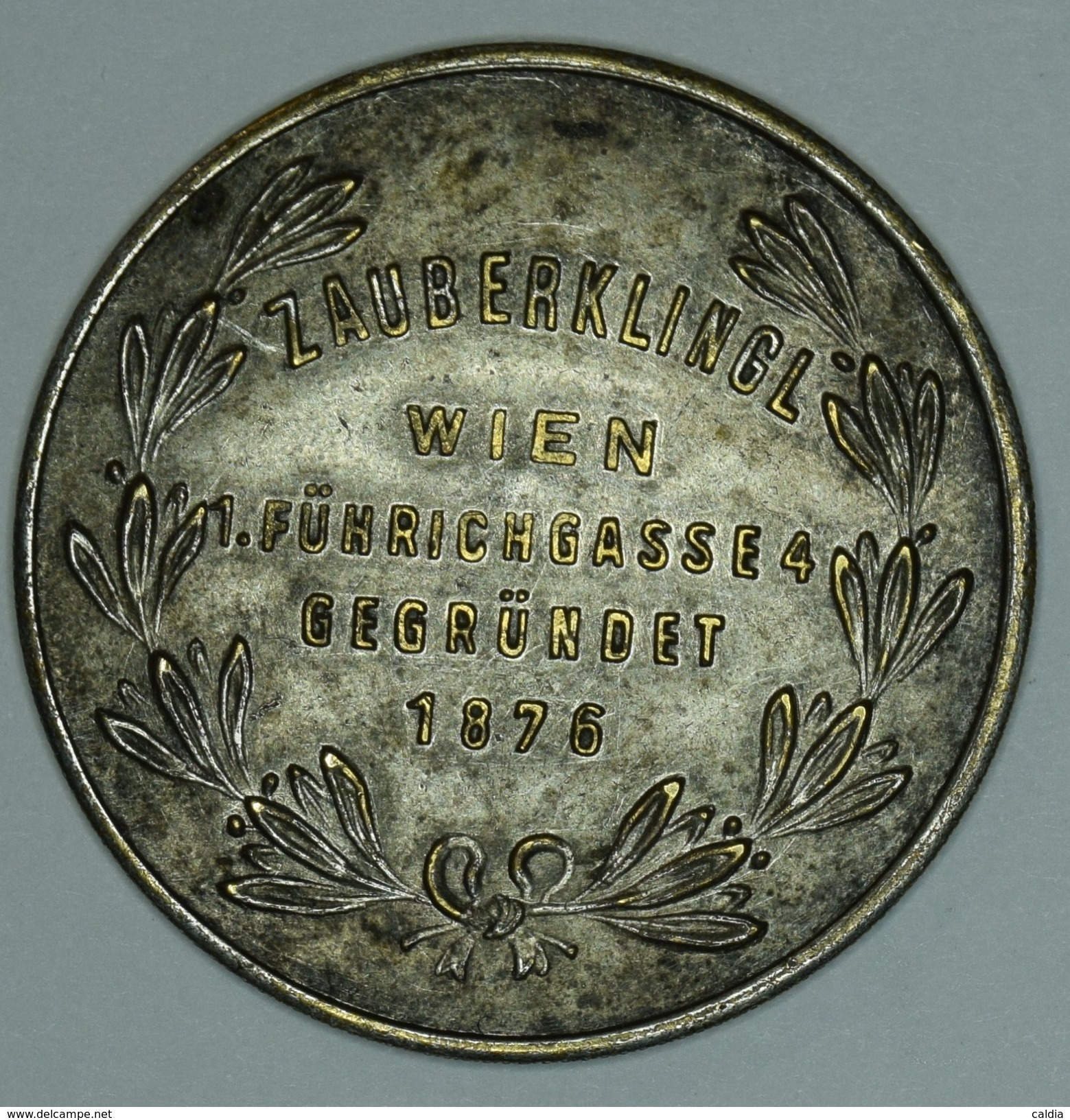 Autriche Austria Österreich 1867 " Wiener Zauber - Apparaten - Haupt - Depot "  Medal - Avant 1871