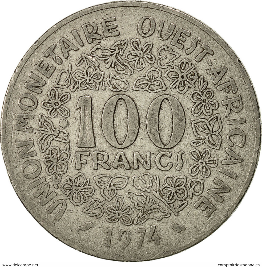 Monnaie, West African States, 100 Francs, 1974, Paris, TB+, Nickel, KM:4 - Costa De Marfil