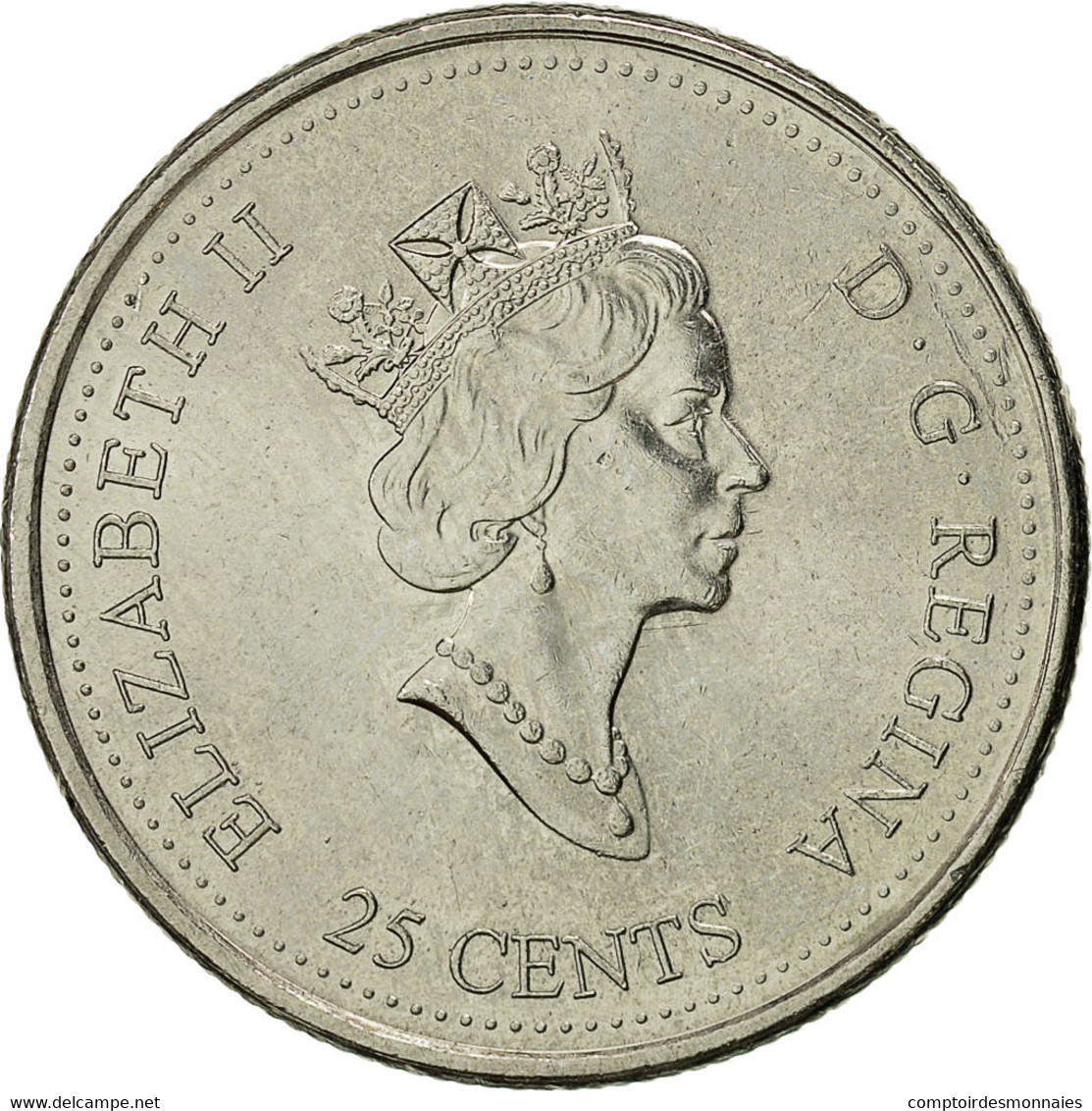 Monnaie, Canada, Elizabeth II, 25 Cents, 2000, Royal Canadian Mint, Ottawa - Canada