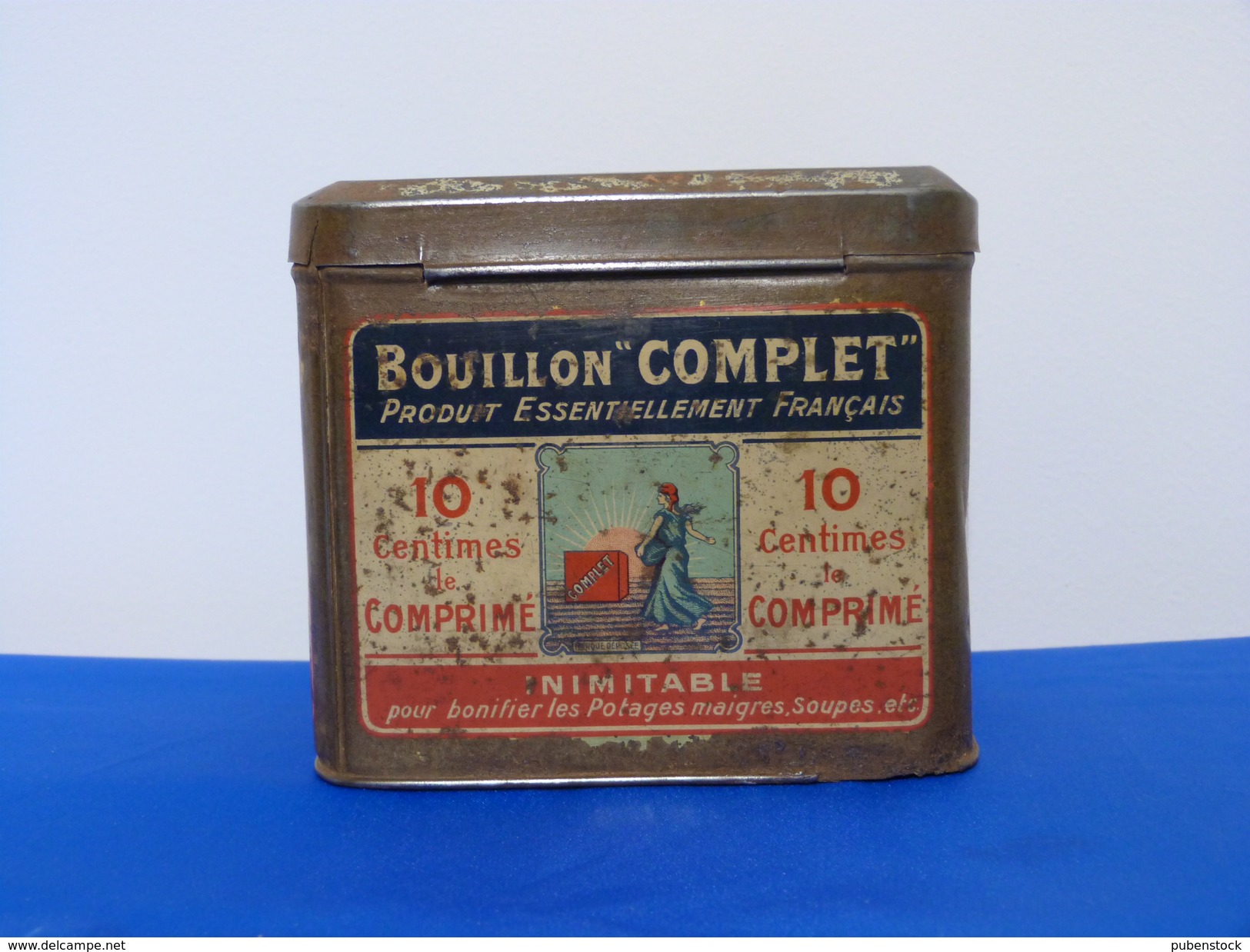 Ancienne Boîte En Métal "BOUILLON COMPLET" - Boîtes