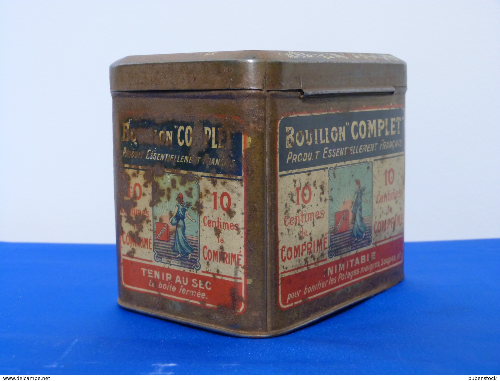 Ancienne Boîte En Métal "BOUILLON COMPLET" - Boxes