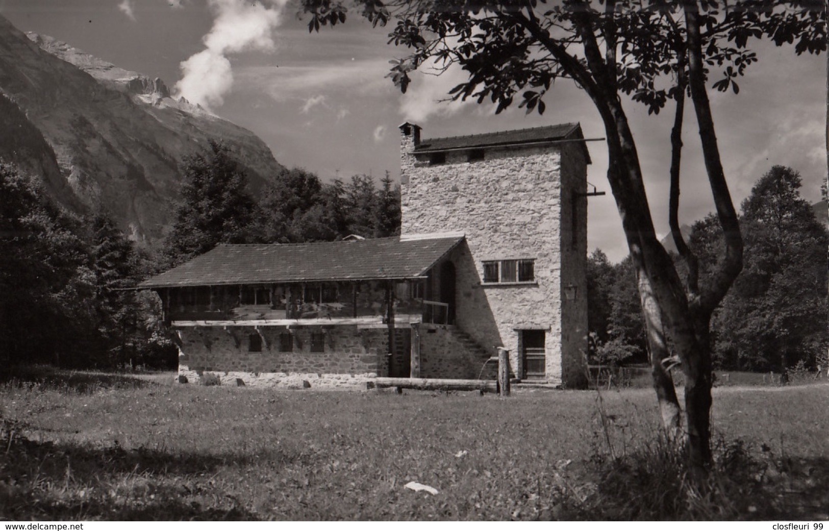 Kandersteg - Pfadfinderplatz Mit Turm / Kurortstepel 8.VIII.60 - Kandersteg