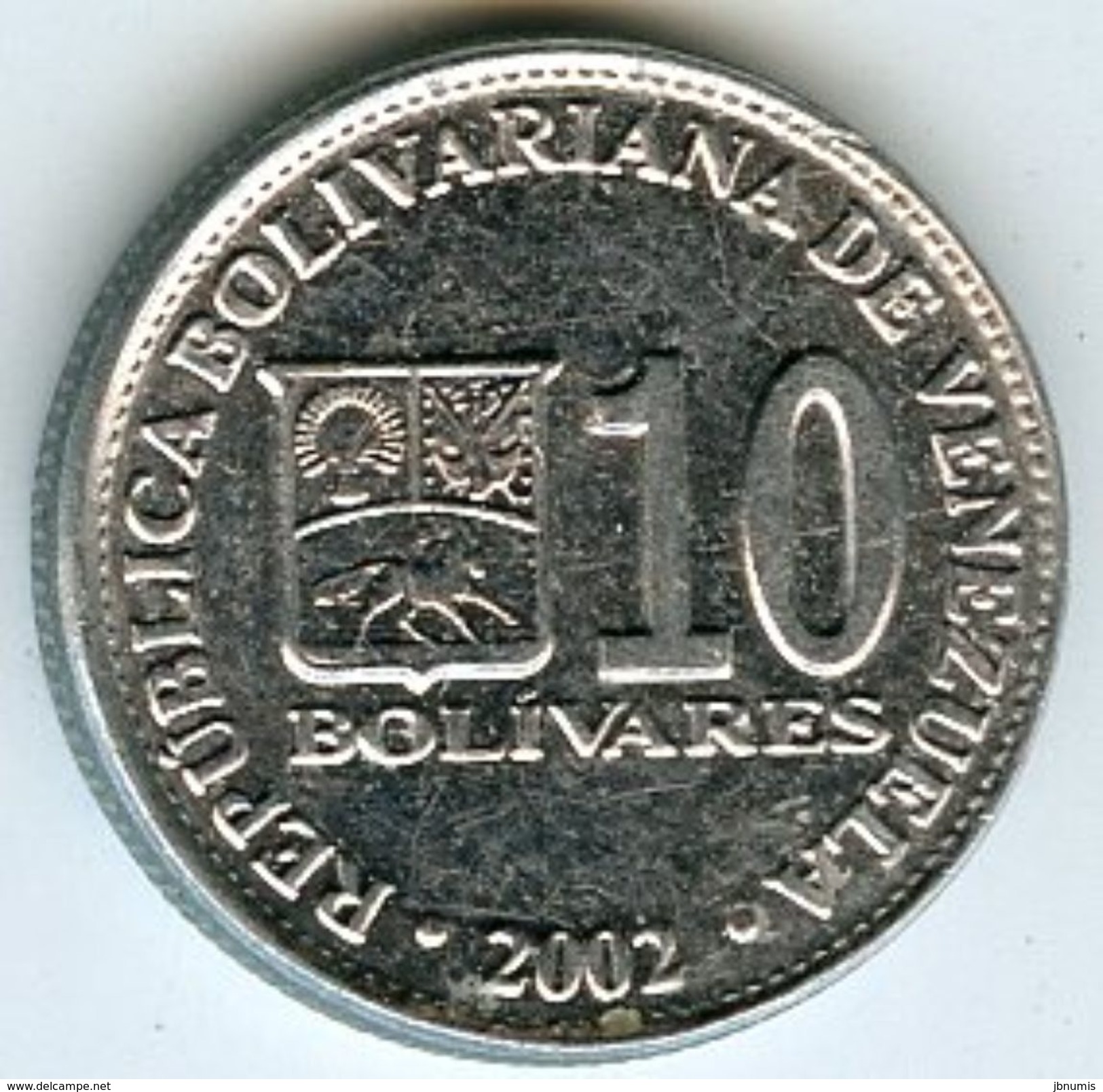 Venezuela 10 Bolivares 2002 KM 80a - Venezuela