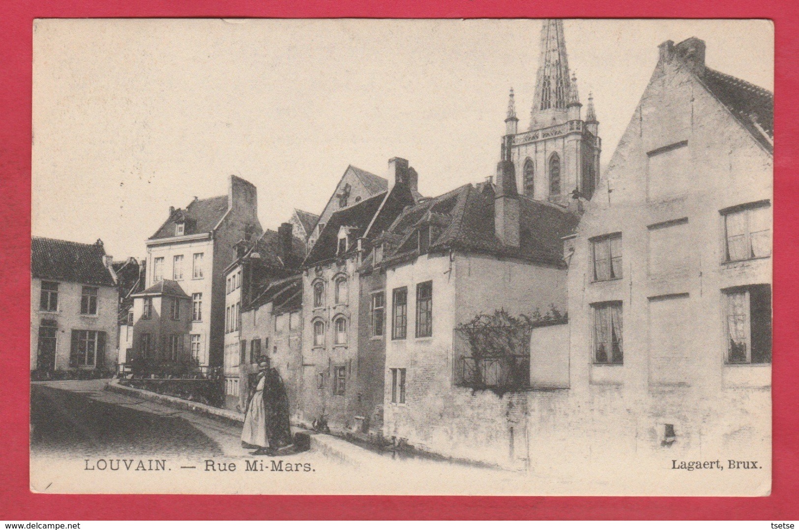 Leuven / Louvain - Rue Mi-Mars - 1903 ( Verso Zien  ) - Leuven