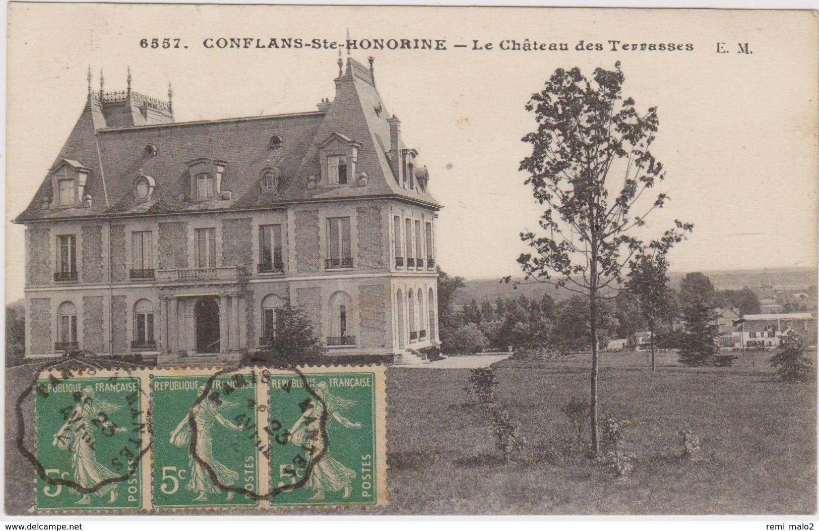 CARTE POSTALE  CONFLANS Ste HONORINE 78  Le Château Des Terrasses - Conflans Saint Honorine