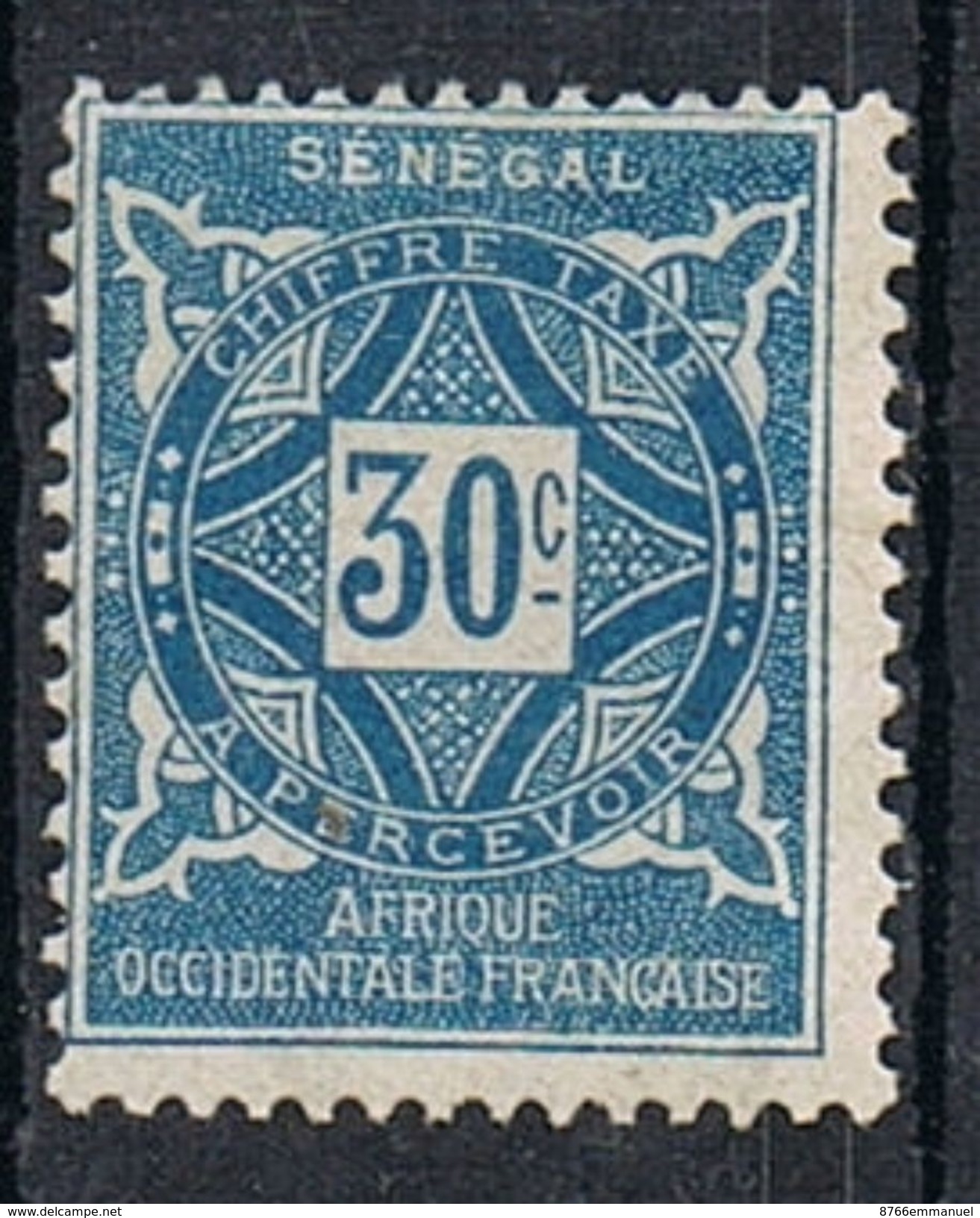 SENEGAL TAXE N°16 NSG - Timbres-taxe