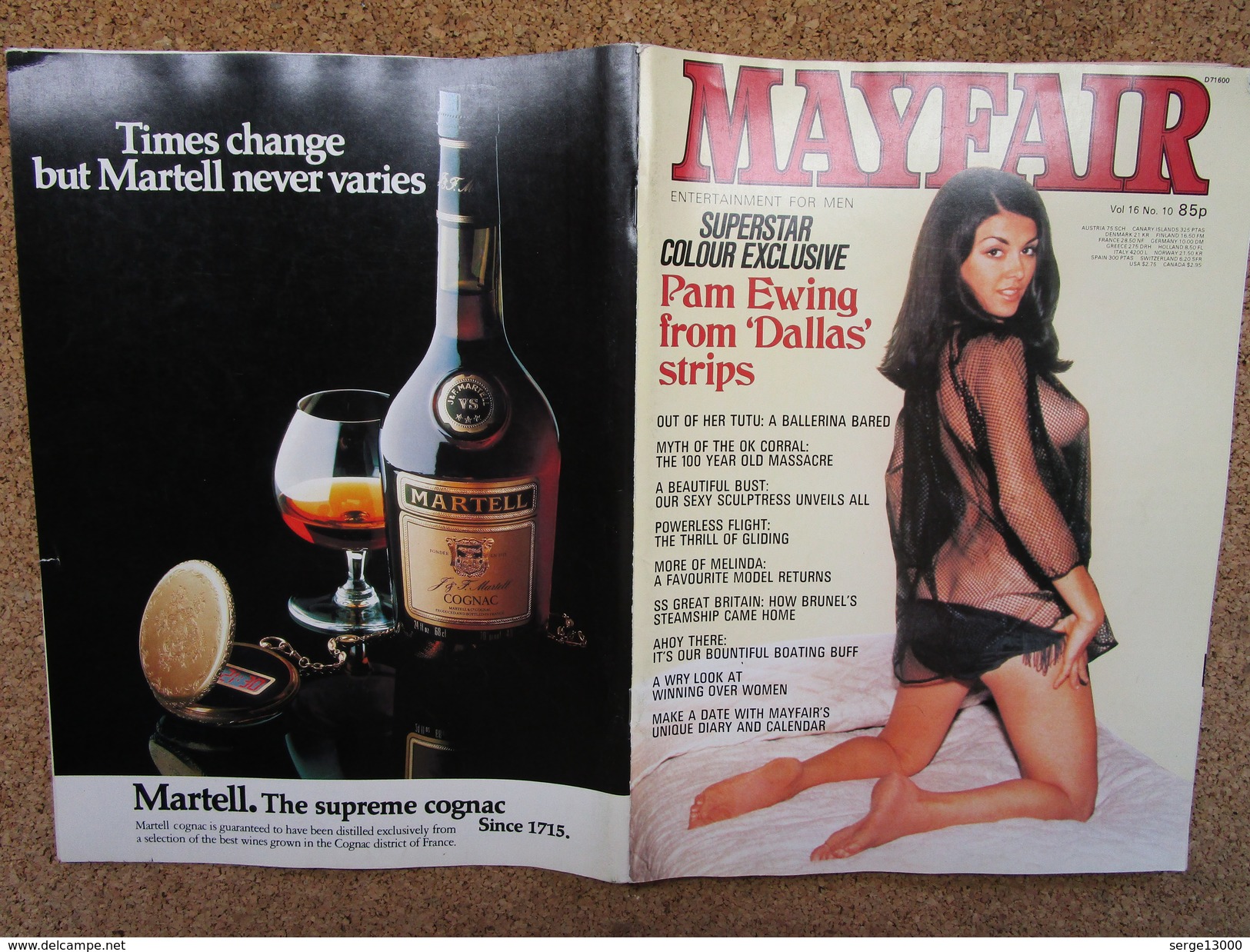 MAYFAIR Revue érotic Charme sexy Nue nude V Principal Ewing Silent Flight Planeur SS Great Britain Jeepneys Philippines