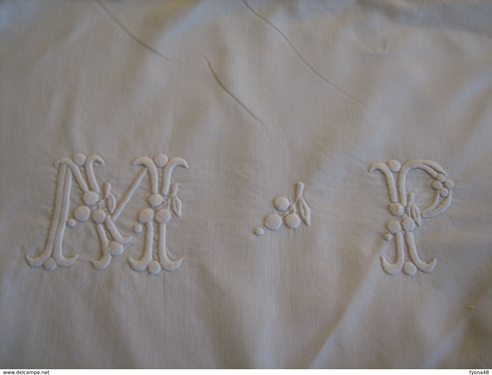 15 - Taie D'oreiller 70x74 En Coton Ou Lin Monogrammée - Bed Sheets