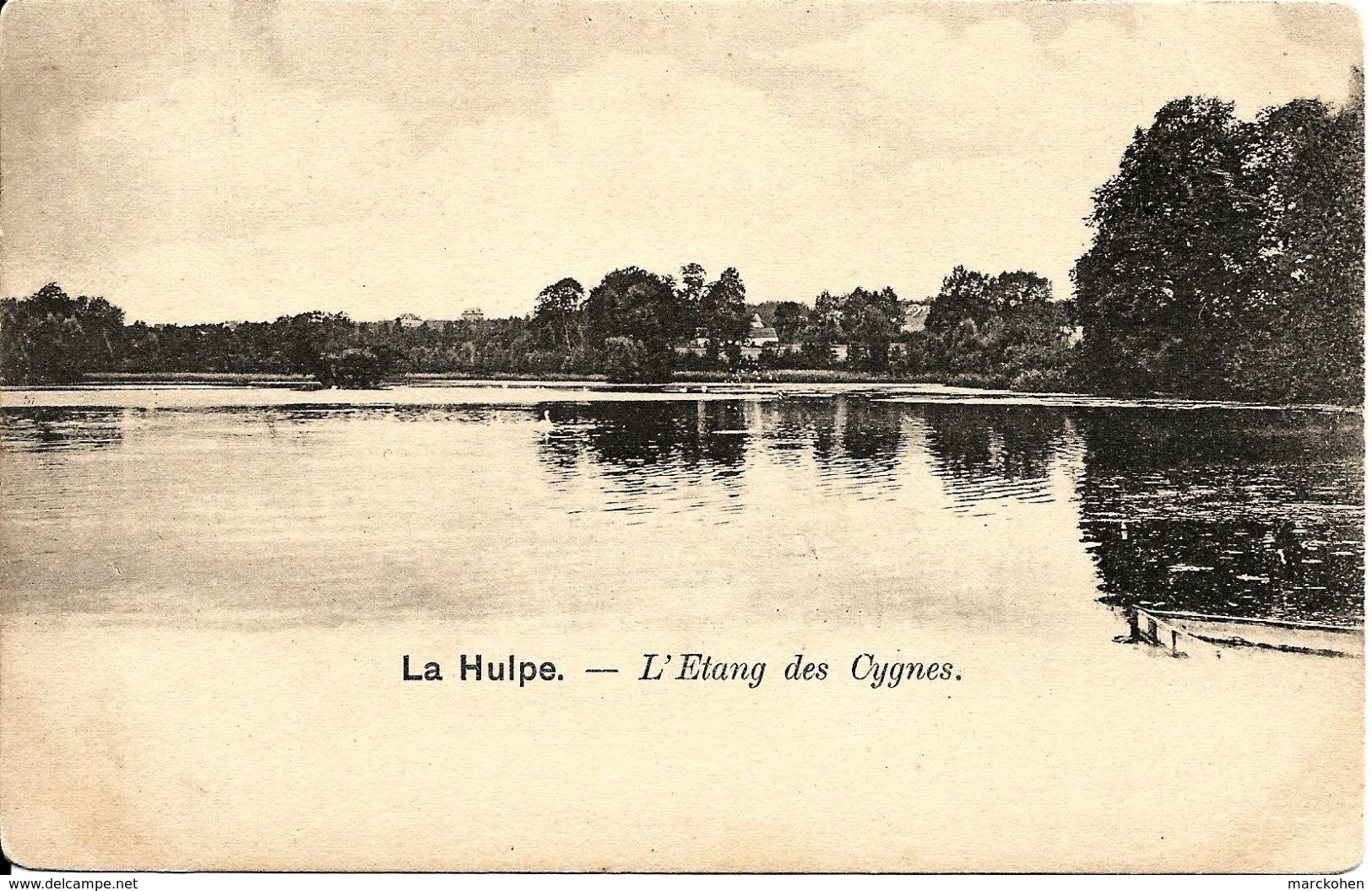 La Hulpe (1310) : L'Etang Des Cygnes. CPA Précurseurs. - La Hulpe