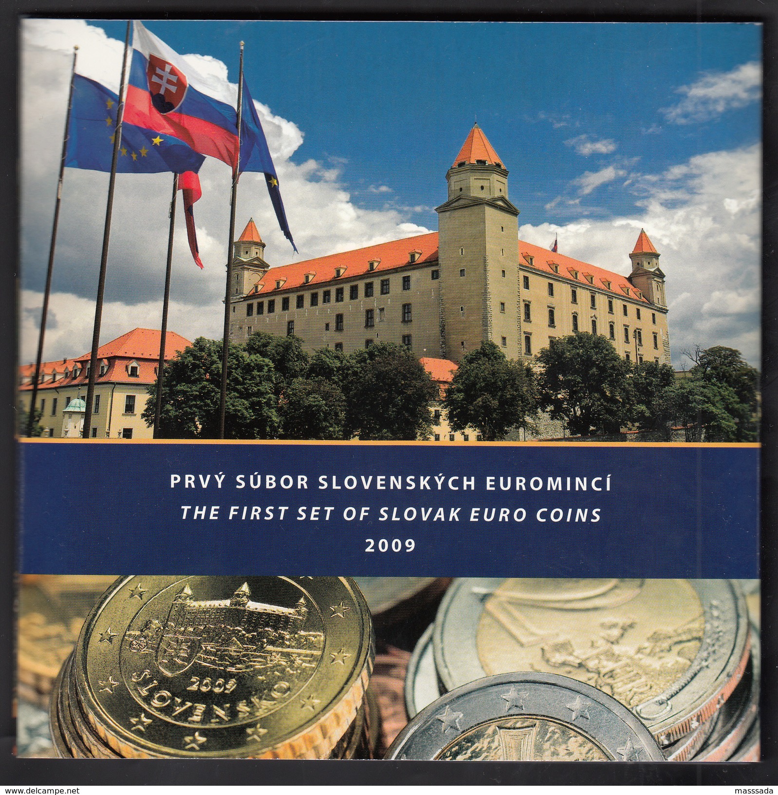 SLOVAKIA  EURO SET 2009 BU FOC Incl. SILVER MEDAL - Slovaquie