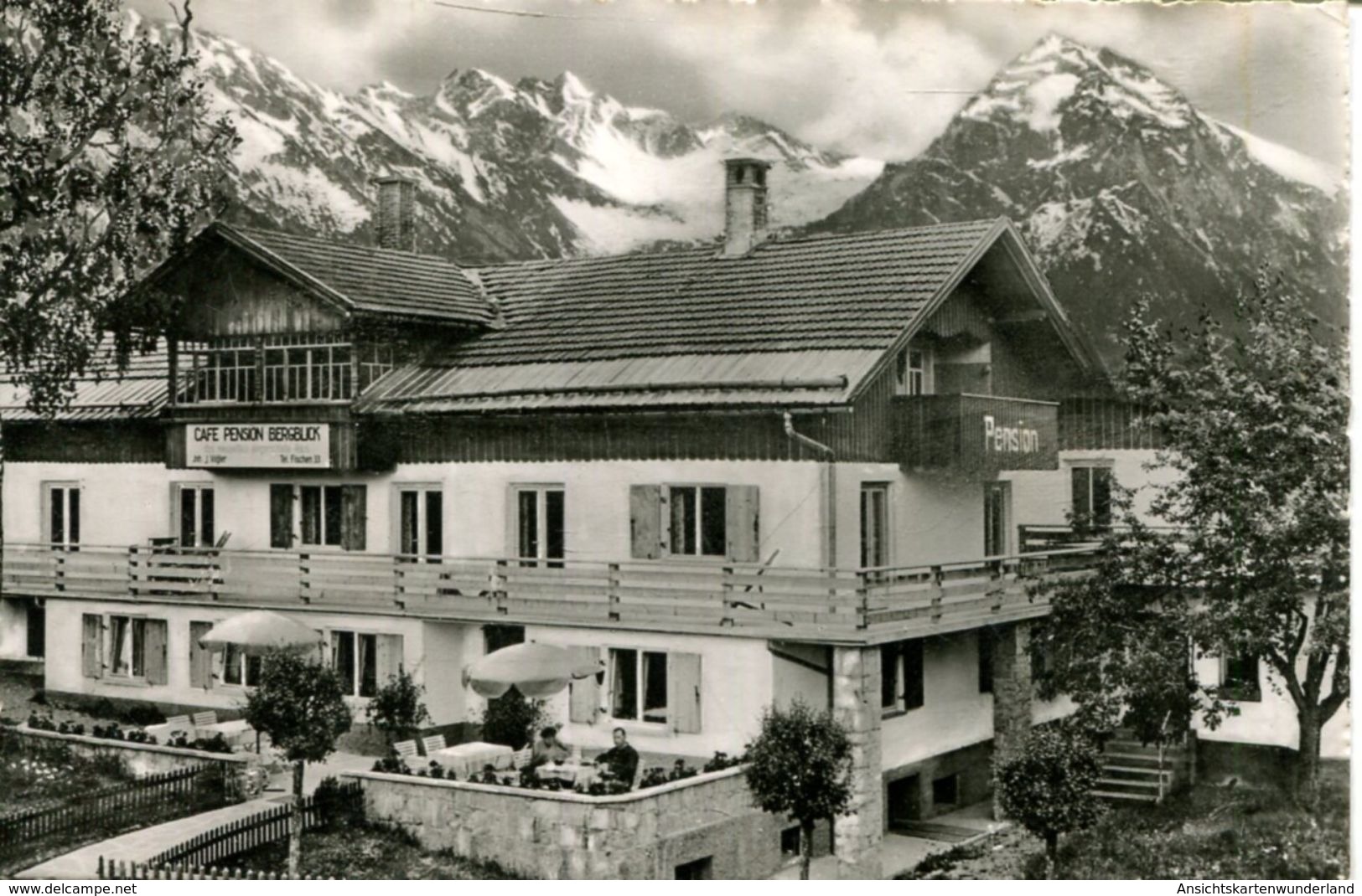 Fischen - Café-Pension Bergblick 1964 (003114) - Fischen