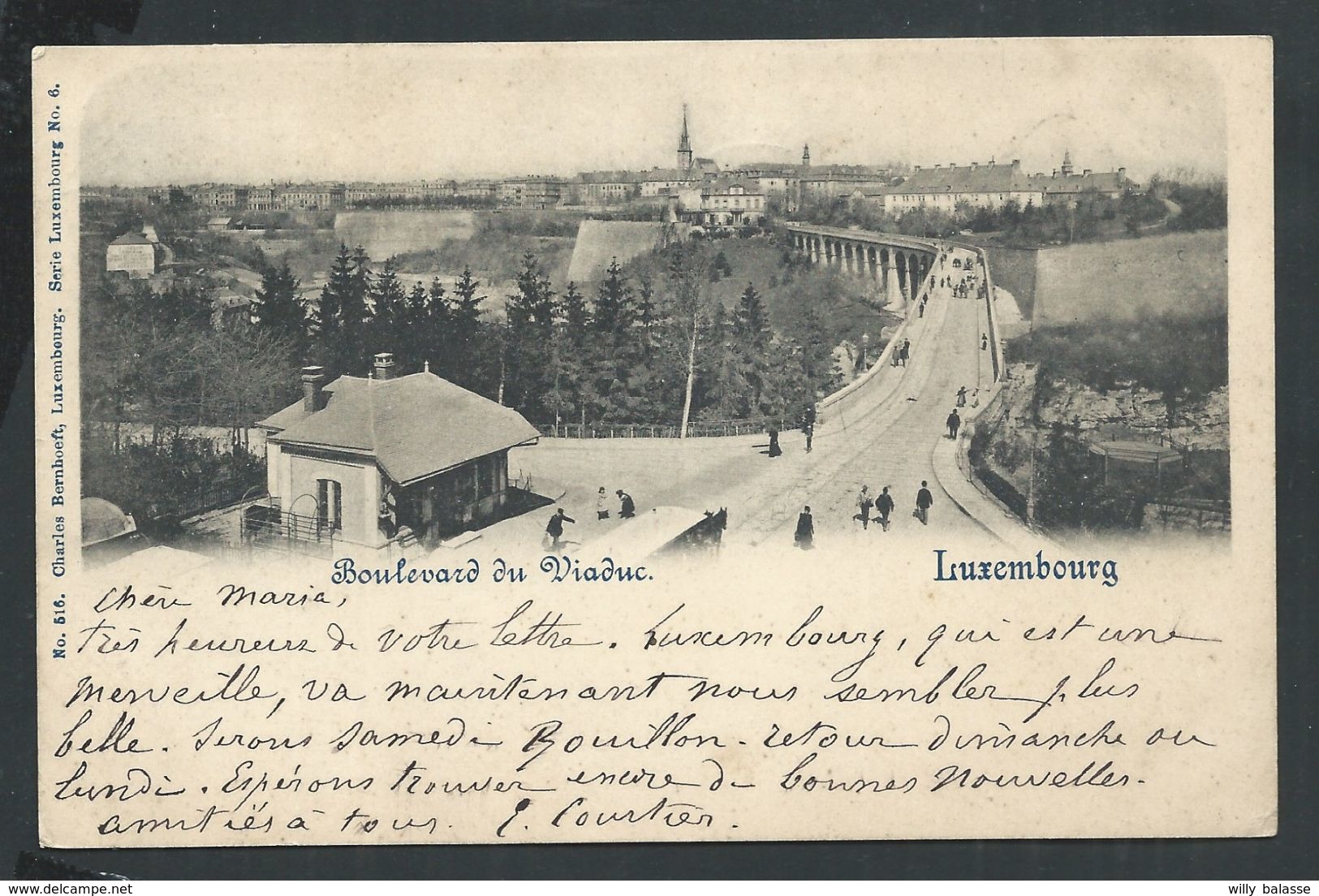 +++ CPA - LUXEMBOURG - Boulevard Du Viaduc - 1898  // - Luxembourg - Ville