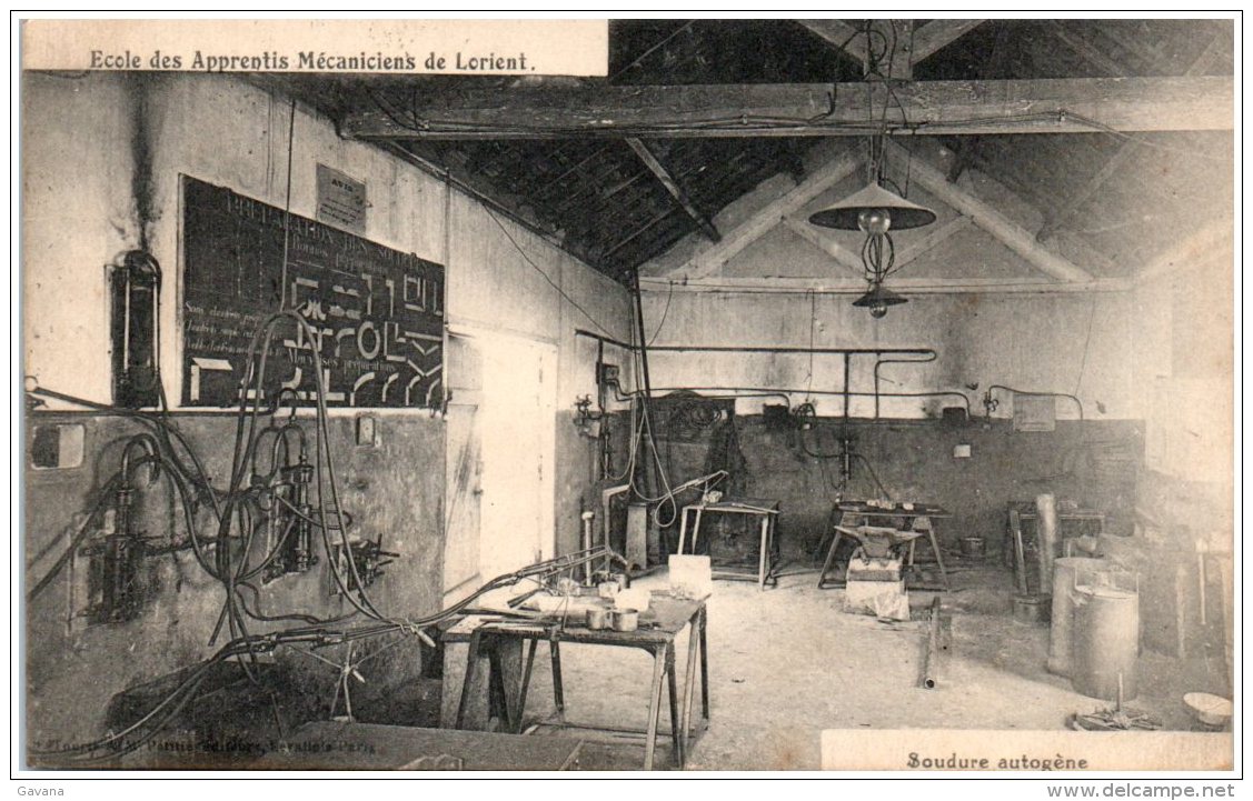 56 LORIENT - Ecole Des Apprentis Mécaniciens De Lorient - Soudure Autogène - Lorient