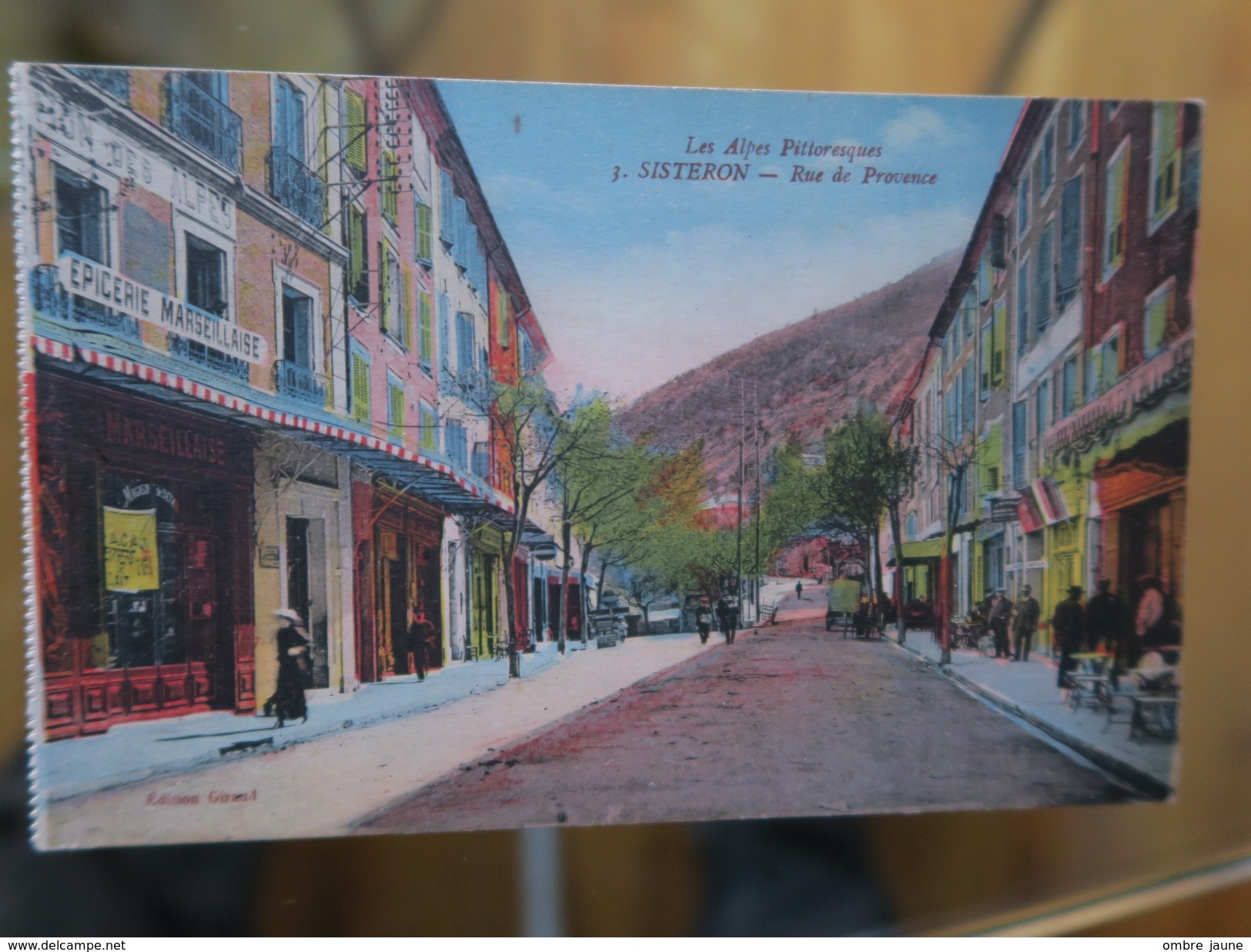 TI - 04 - SISTERON - Rue De Provence - CARTE COLORISEE - Sisteron