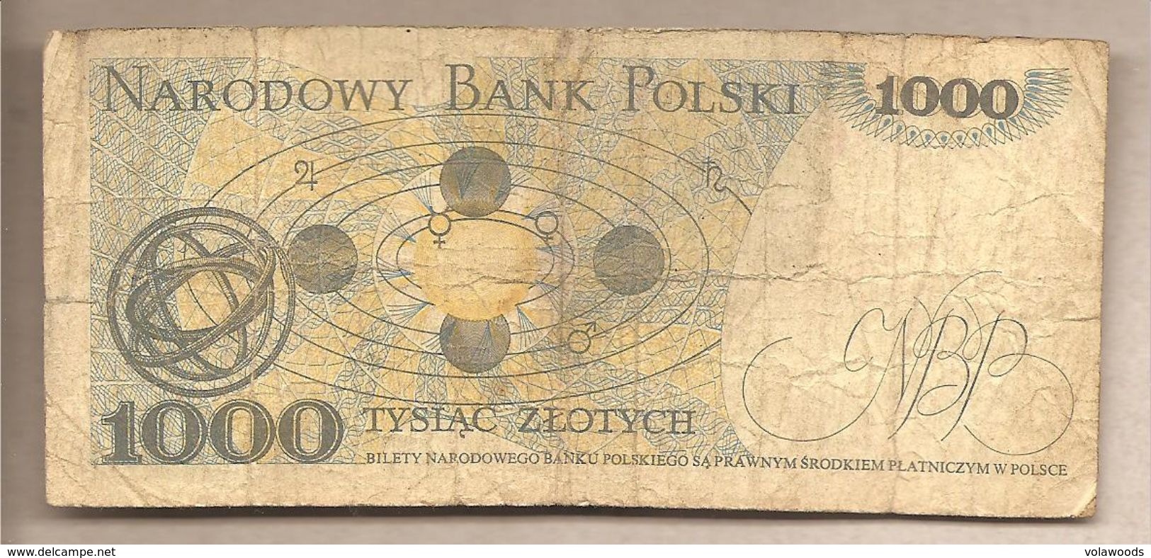 Polonia - Banconota Circolata Da 1000 Zloty P-146c - 1982 #19 - Polonia