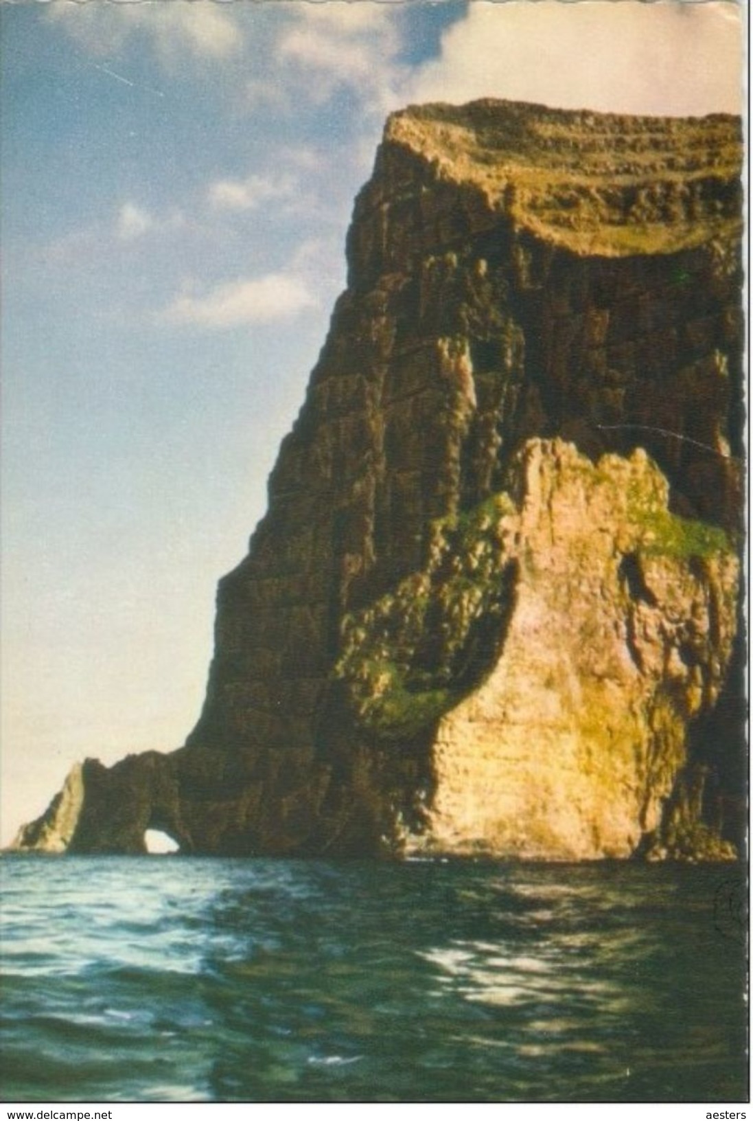 Føroyar 1961; Viðoy, Enniberg. Highest Promontory Europe - Written. (Thule - Klaksvík) - Faroe Islands