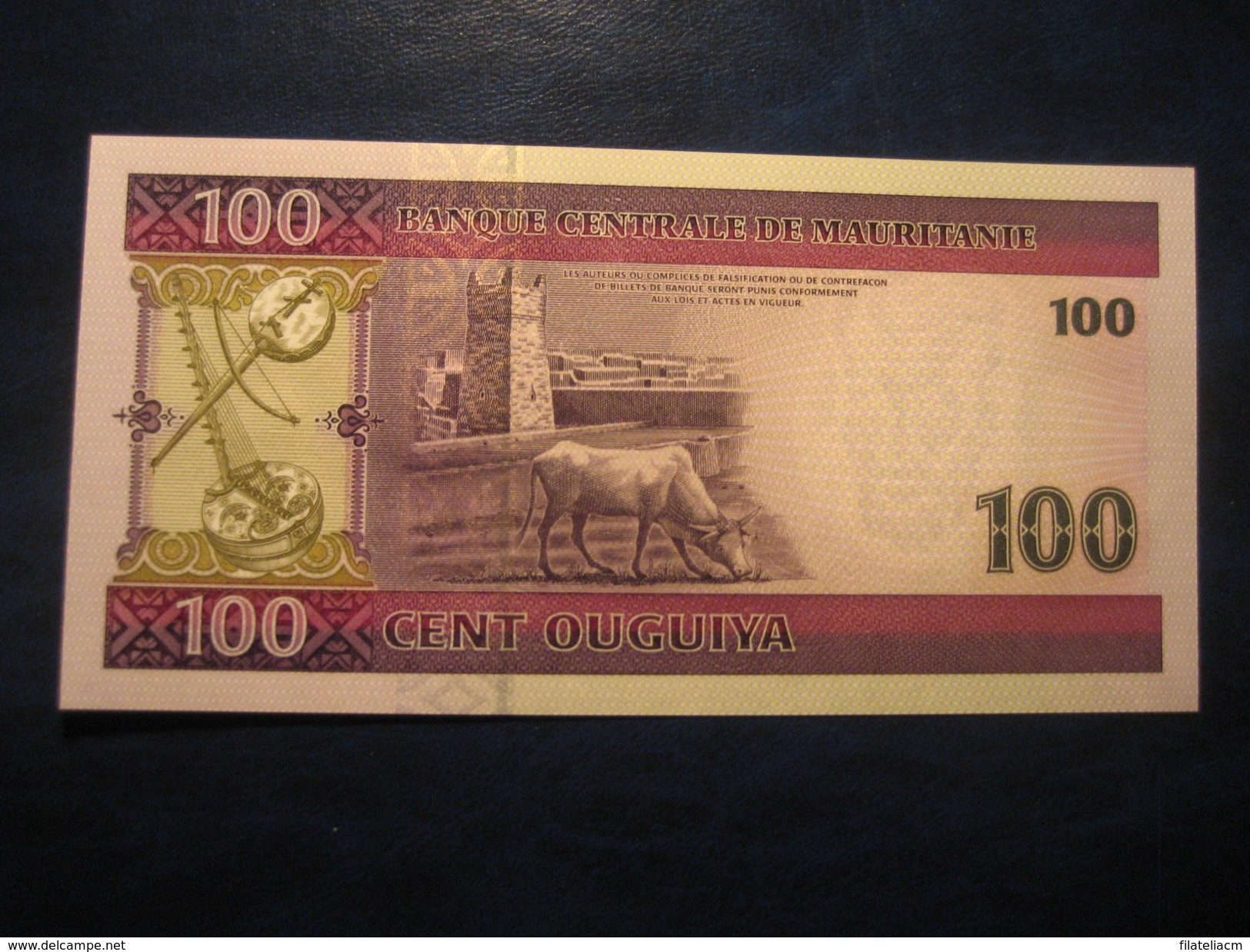 100 Ouguiya 2008 MAURITANIE Mauritania Unused UNC Banknote Billet Billete - Mauritanien