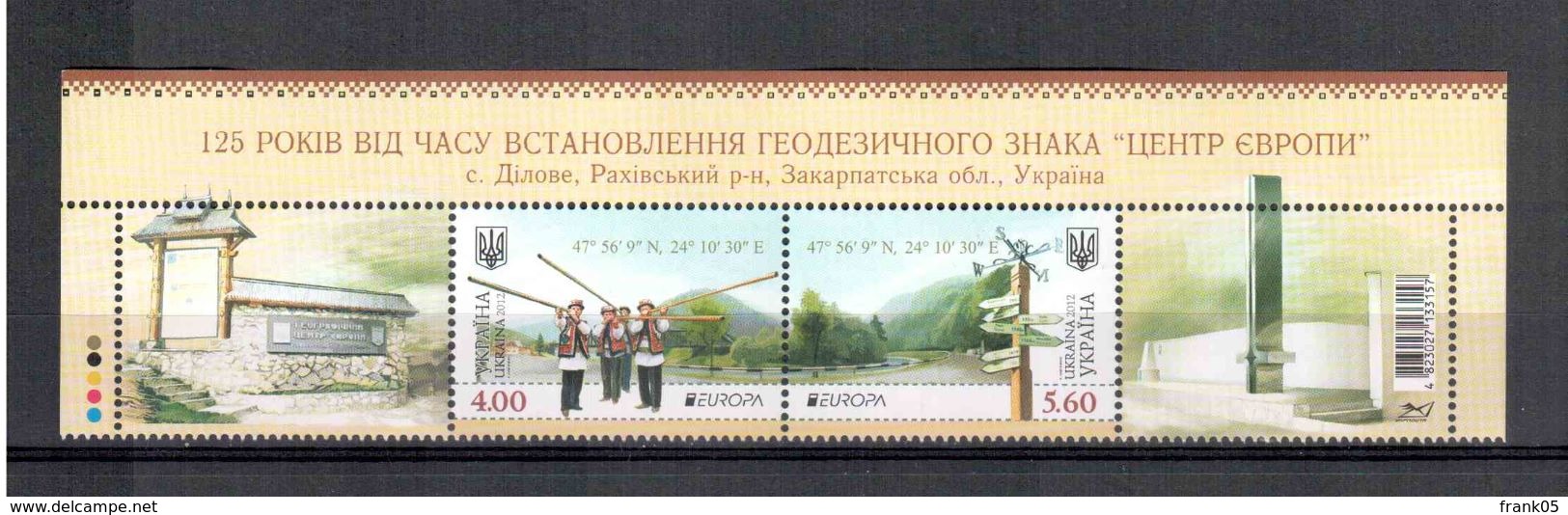 Ukraine 2012 EUROPA Paar / Pair ** - 2012