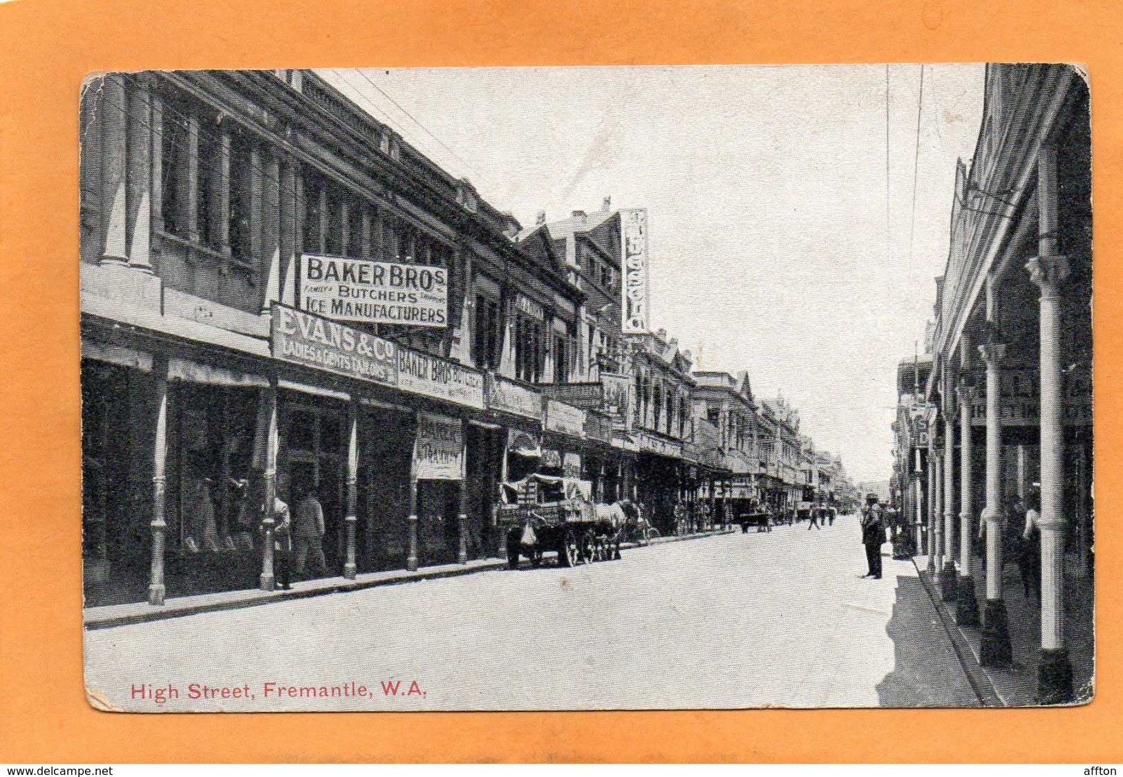 Fremantle WA Australia 1910 Postcard - Fremantle