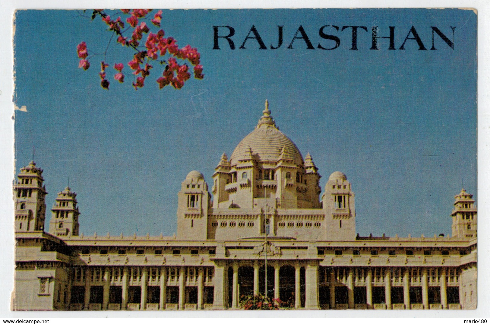 C.P.  PICCOLA    UMMAID  BHAWAN  PALACE   JODPUR               2  SCAN     (VIAGGIATA) - India