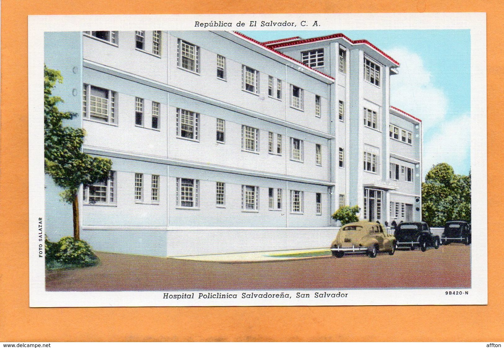 El Salvador 1940 Postcard - El Salvador