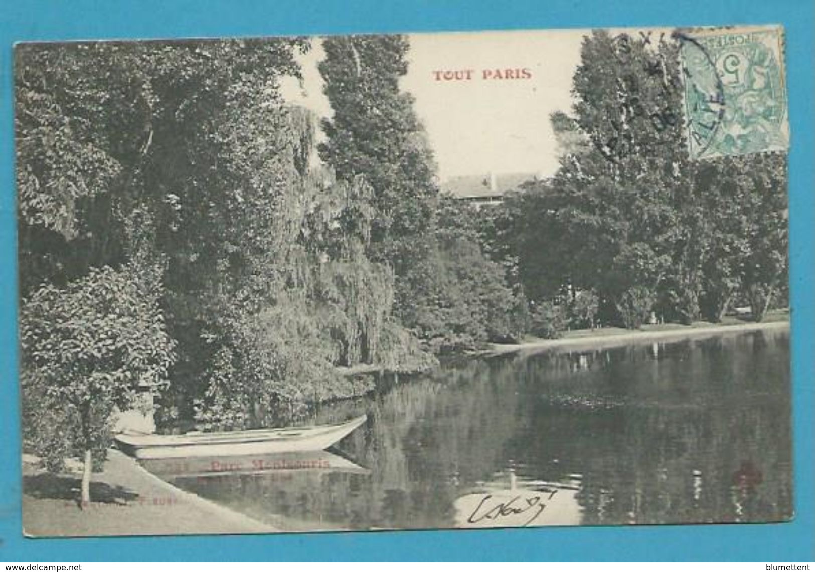 CPA TOUT PARIS 534 - Buttes Chaumont  Parc Montsouris (XIXème Arrt.) Ed. FLEURY - District 19