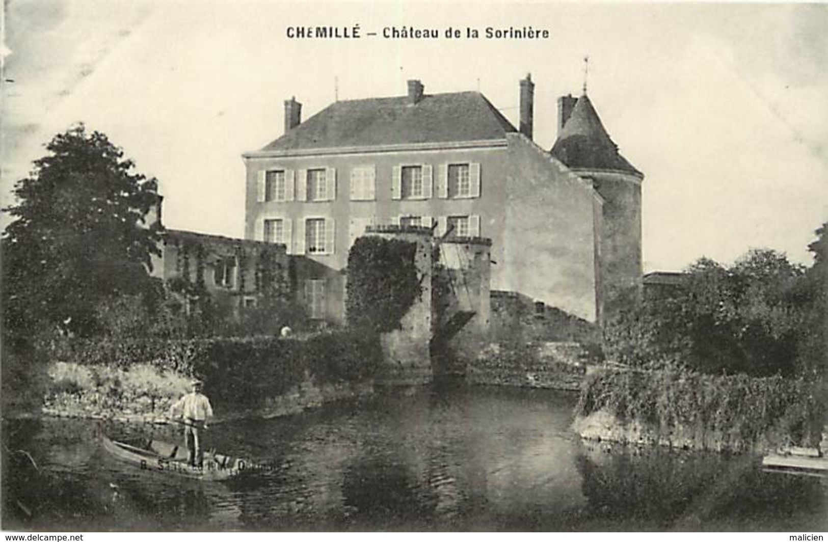 - Dpts Div.-ref-XX102- Maine Et Loire - Chemille - Chateau De La Soriniere - Chateaux - Carte Bon Etat - - Chemille