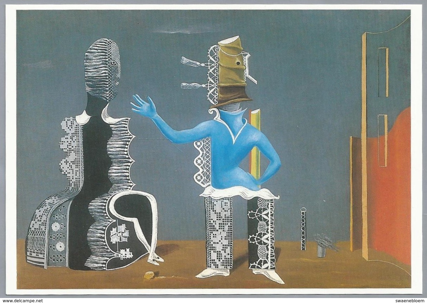 NL.- ROTTERDAM. Max Ernst. - Het Paar - Le Couple -  Coll. Museum Boymans Van Beuningen. KANTKLOS - Museum