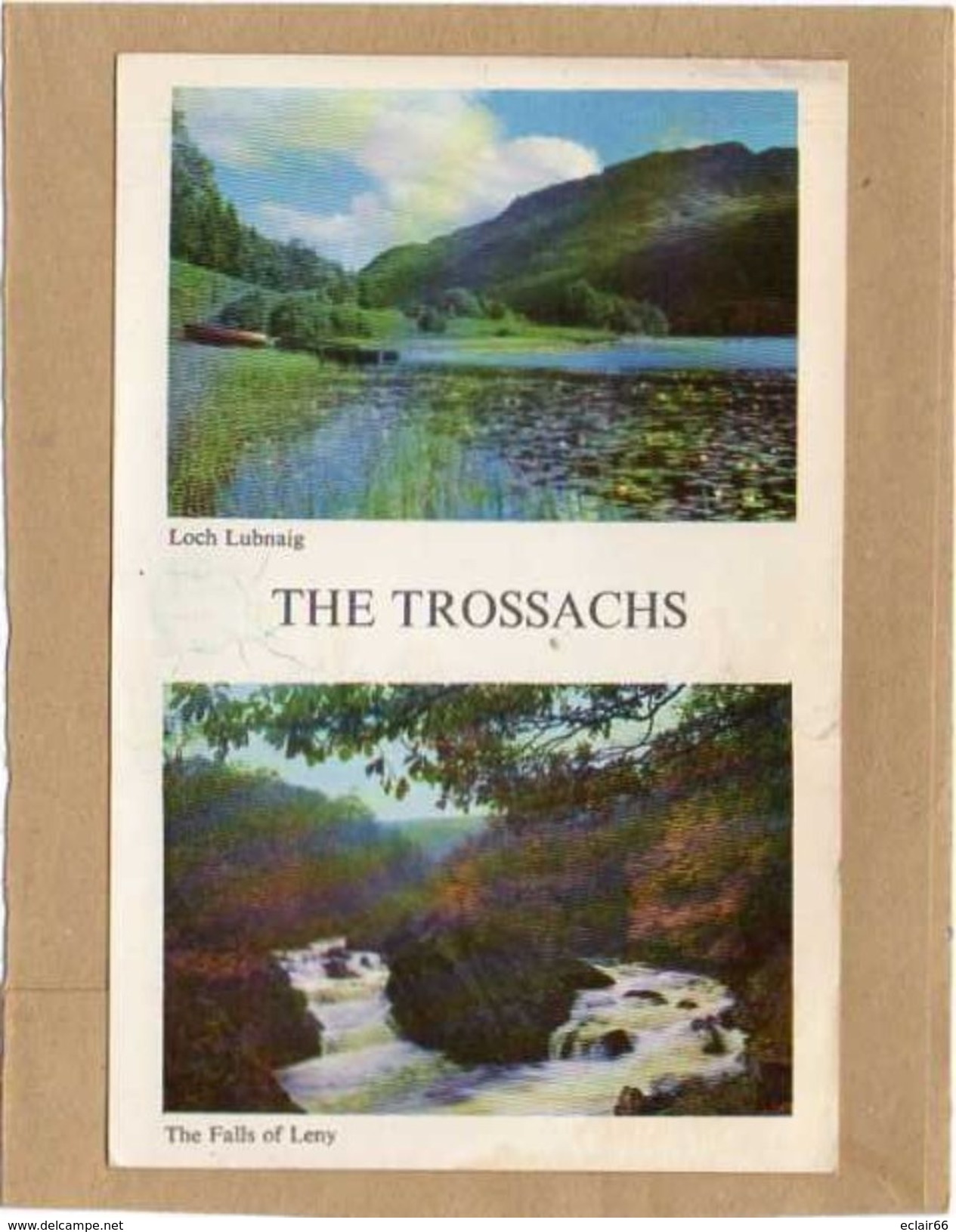 Les Trossachs  Vallée Boisée D'Écosse Entre Les Monts Ben An Au Nord Et Ben Venue Au Sud,CPM Année 1973 - Autres & Non Classés