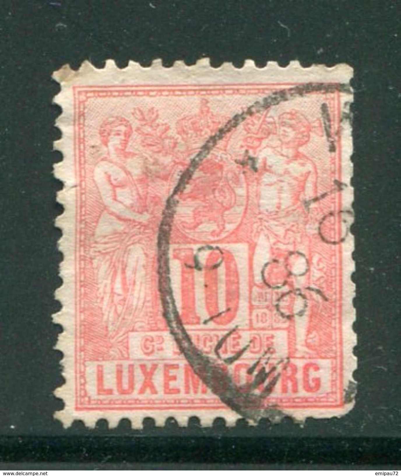 LUXEMBOURG- Y&T N°51- Oblitéré - 1882 Allégorie