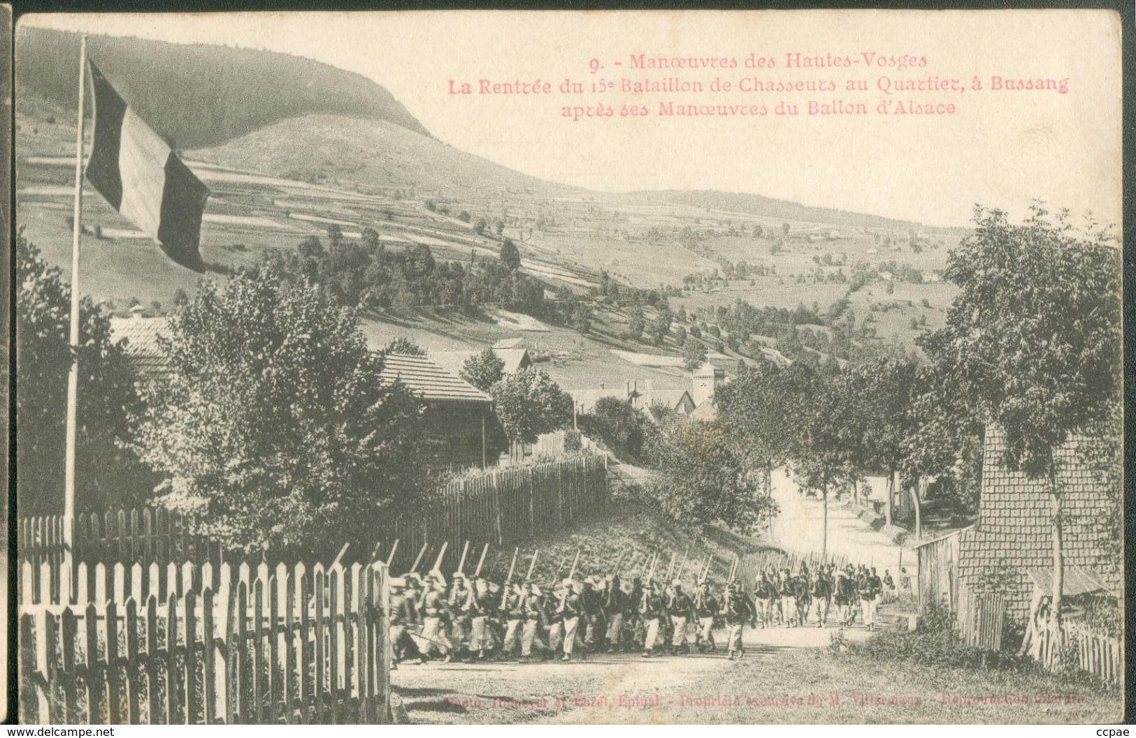 Manoeuvres Des Hautes-Vosges - La Rentrée Du 15e Bataillon De Chasseurs Au Quartier... - Bussang