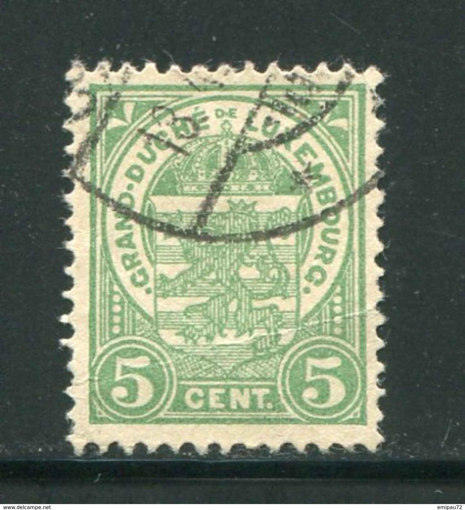 LUXEMBOURG- Y&T N°92- Oblitéré - 1907-24 Wapenschild