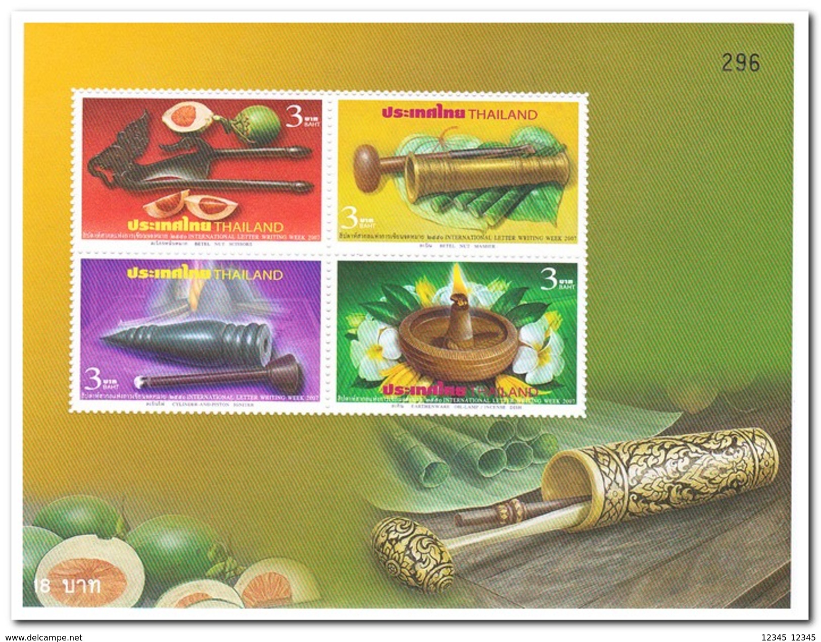 Thailand 2007, Postfris MNH, International Letter Week - Thailand