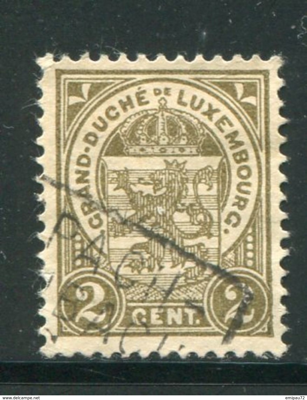 LUXEMBOURG- Y&T N°90- Oblitéré - 1907-24 Ecusson