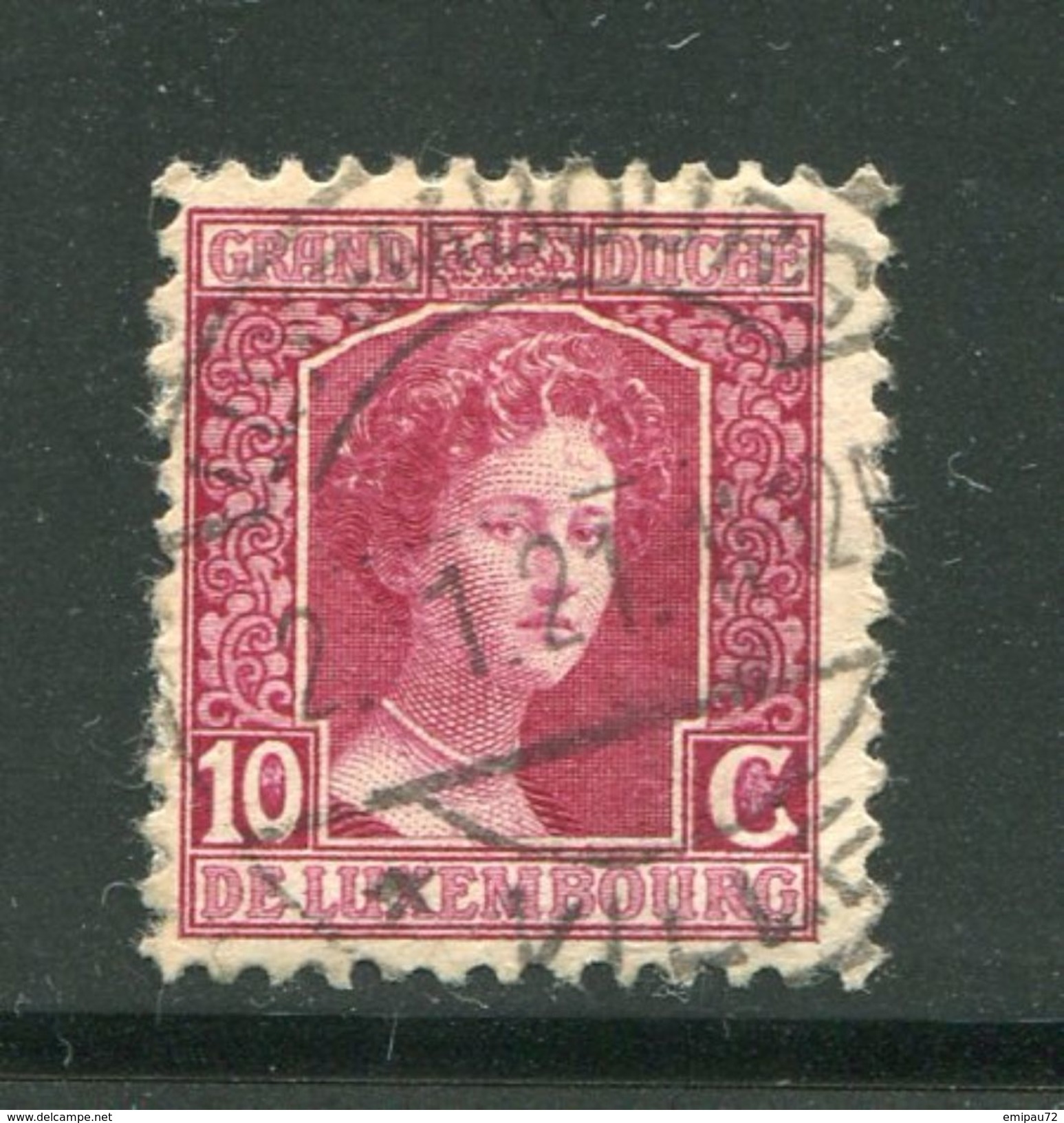 LUXEMBOURG- Y&T N°95- Oblitéré - 1914-24 Marie-Adélaïde