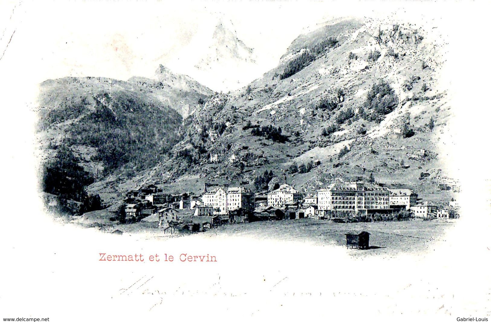 Zermatt Et Le Cervin - 1898 - Zermatt