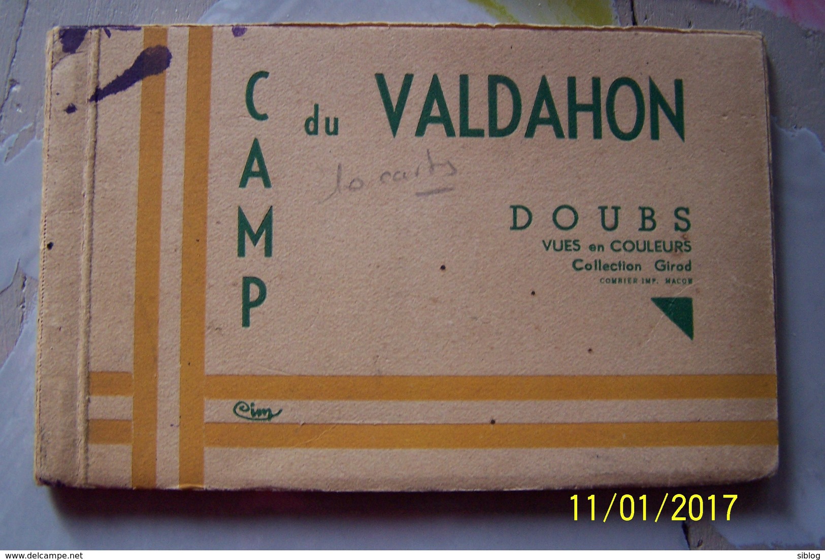 Carnet De 10 Cpa - Camp De  VALDAHON - Other & Unclassified