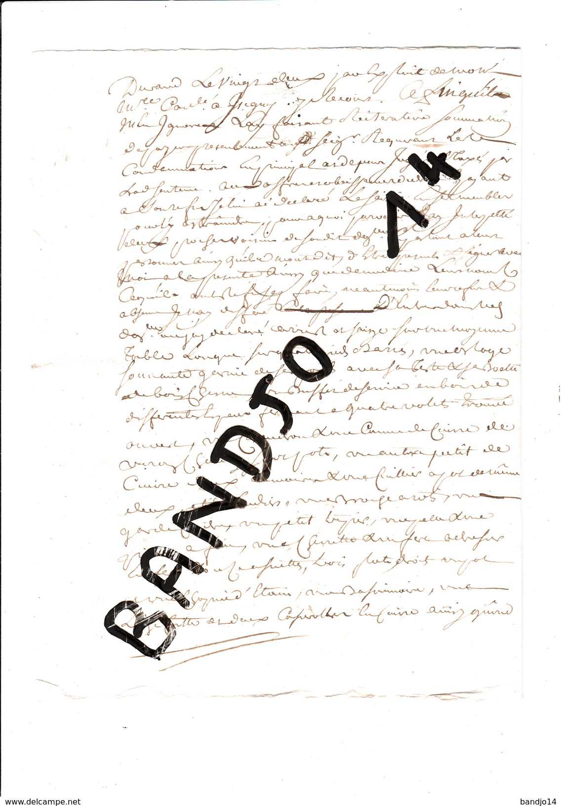 Calvados - 1790-91 - Lot De Documents Relatifs Au Bail Consenti Par Le Comte De Faudoas à La Famille Durand De Bernesq - Historische Documenten