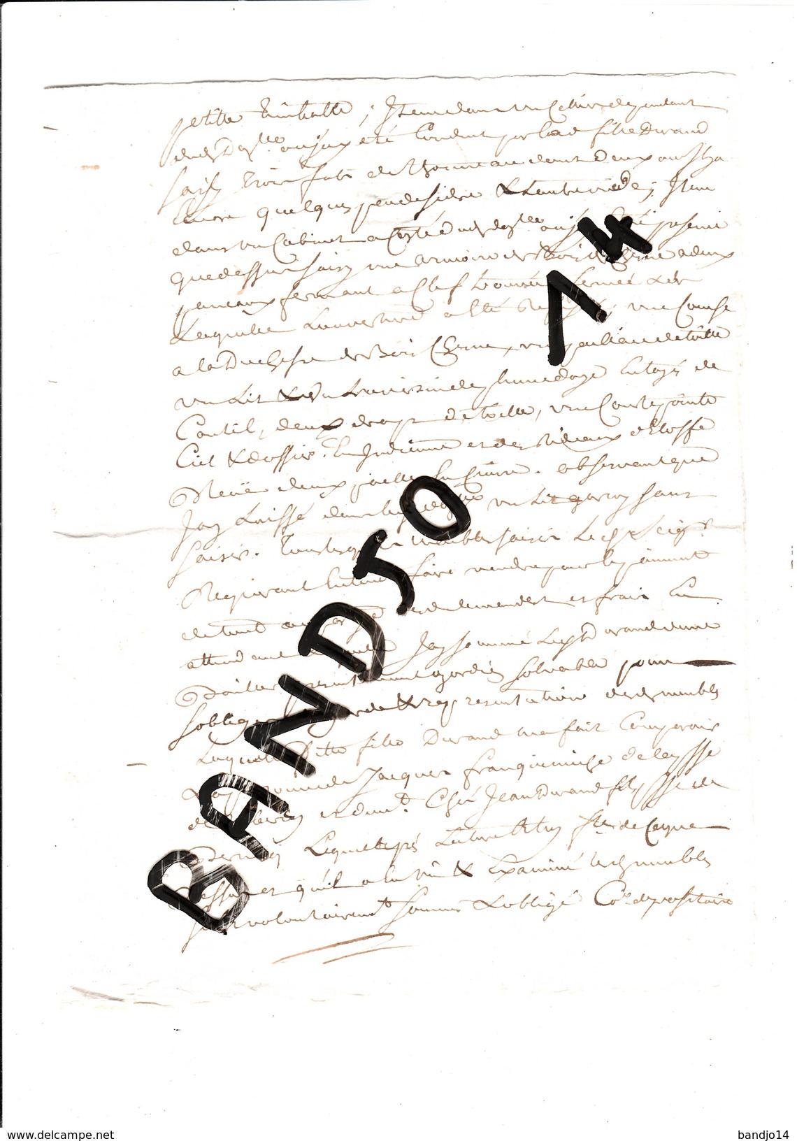 Calvados - 1790-91 - Lot De Documents Relatifs Au Bail Consenti Par Le Comte De Faudoas à La Famille Durand De Bernesq - Historische Documenten