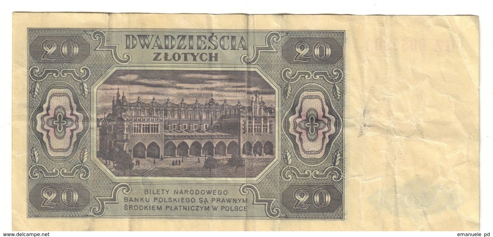 Poland 20 Zlotych 1940 S/N GZ *V* - Pologne