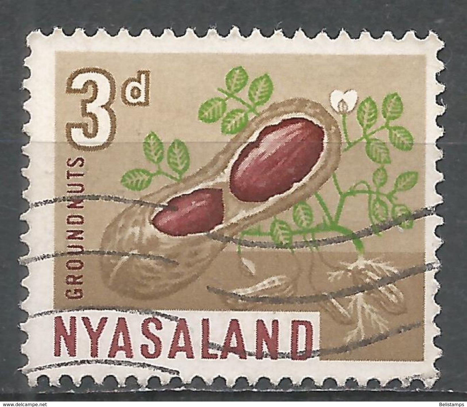 Nyasaland Protectorate 1964. Scott #126 (U) Peanuts - Malawi (1964-...)