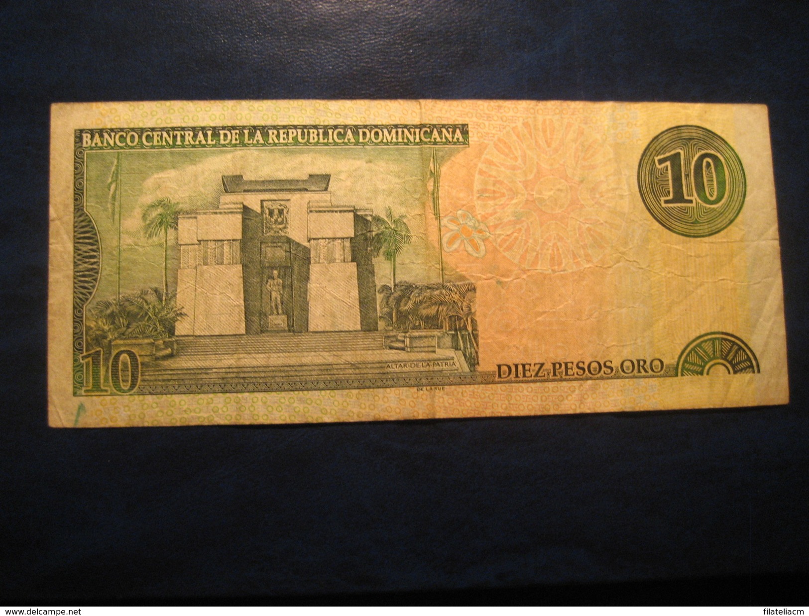 10 Pesos De Oro 2001 REPUBLICA DOMINICANA Dominican Republic République Dominicaine Banknote Billet Billete - Repubblica Dominicana