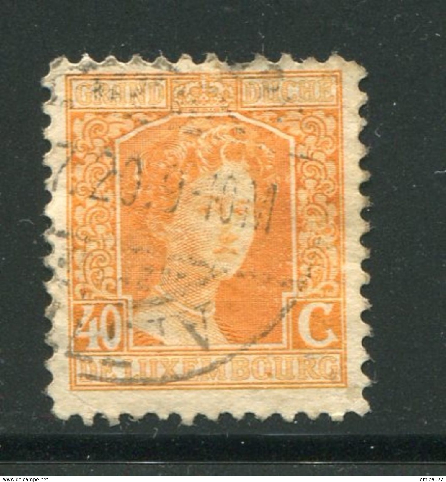 LUXEMBOURG- Y&T N°103- Oblitéré - 1914-24 Marie-Adélaïde