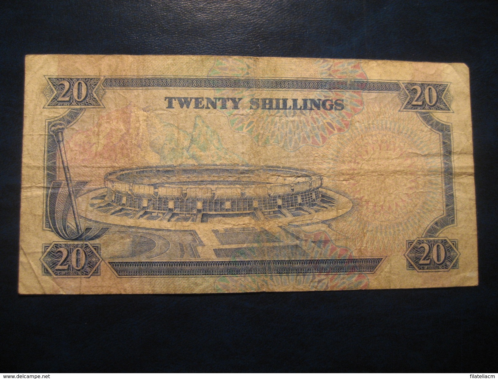 20 Shilingi 1989 KENYA Circulated Banknote Billet Billete - Kenya