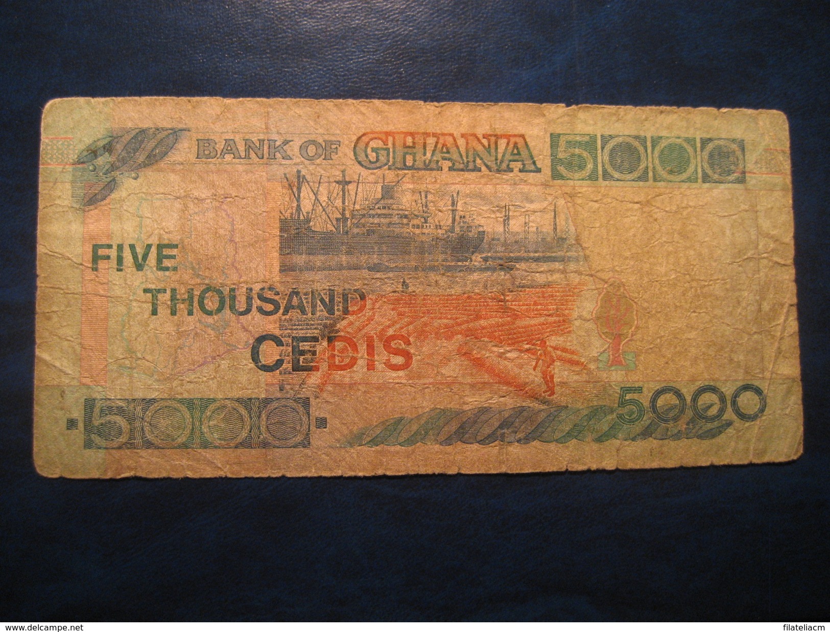 5000 Cedis 2000 GHANA Circulated Banknote Billet Billete - Ghana