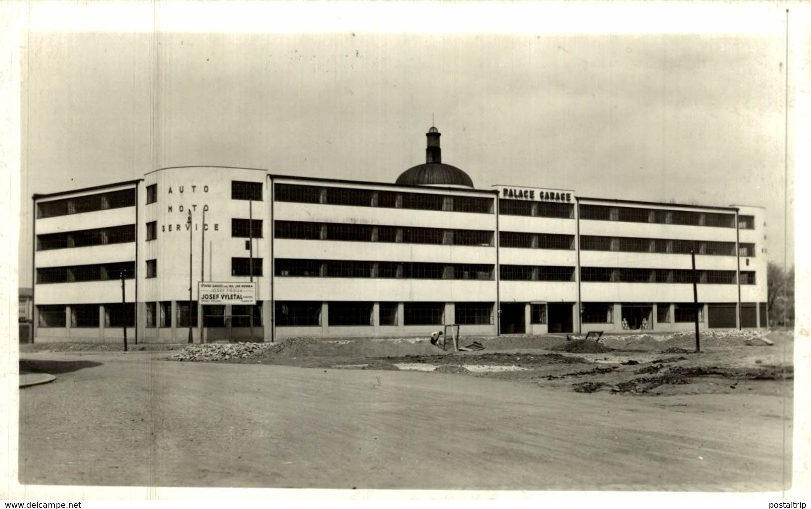 RPPC  HRADEC KRALOVE AUTOFARAZE  1€  MORAVSKA OSTRAVA  Tsjechië Tchéquie Checoslovaquia Czech Republic República Checa - Tsjechië