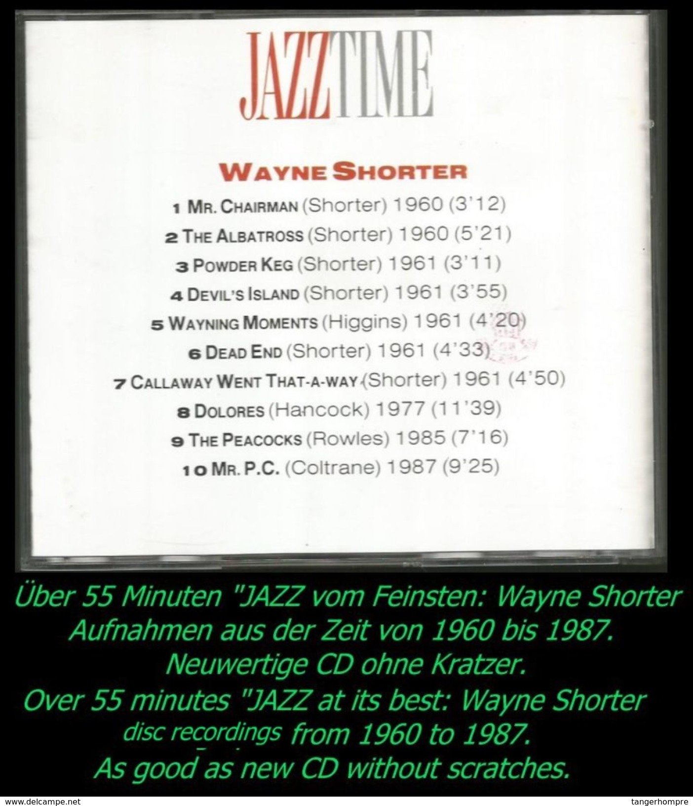 über 55 Minuten Jazz Von Wayne Shorter Von 1960 - 1987 - Jazz Of Finest - From 1960 - 87 - Jazz