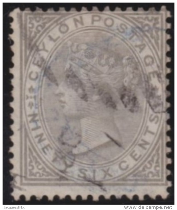 Ceylon        .    SG     .    132         .       O      .   Gebruikt    .    /  .   Cancelled - Ceylon (...-1947)